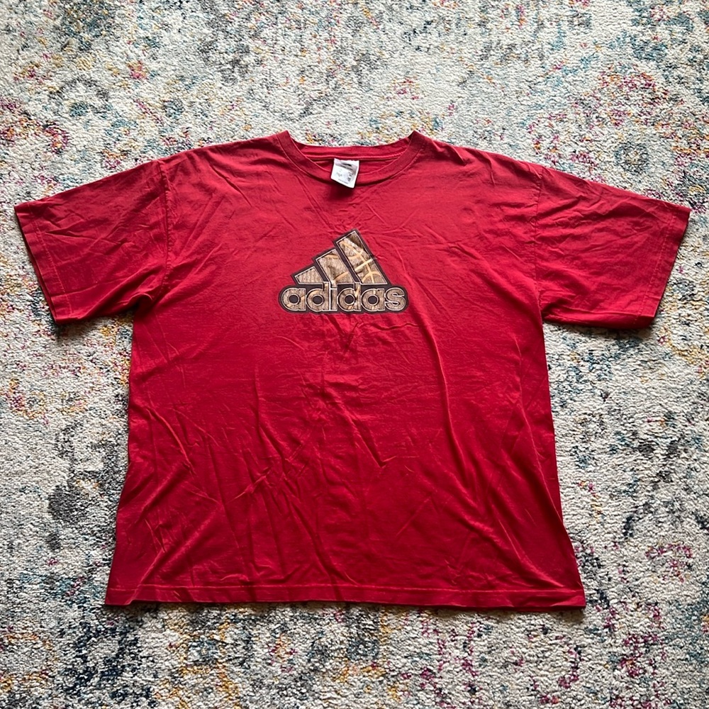 Vintage Adidas Basketball Red Shirt 2005 Men’s Size XL